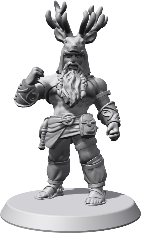 What Should This Stag-themed Magic Helm Do - Figurine (1920x958), Png Download