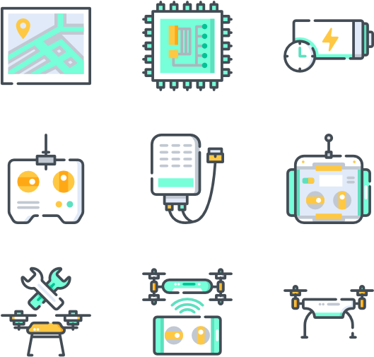 Drones - Vector Graphics (600x564), Png Download