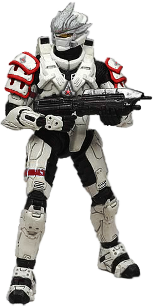 Arnold-072 Render - Halo 3 White Hayabusa (300x600), Png Download