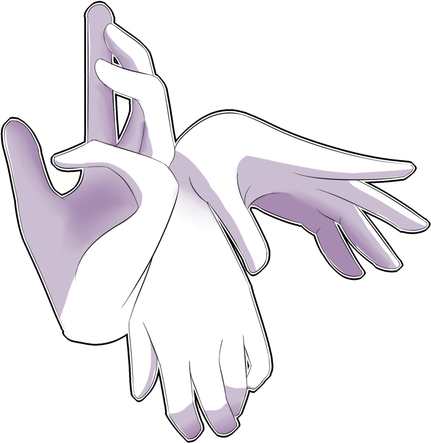 Creepy Hands - Hand (1024x939), Png Download