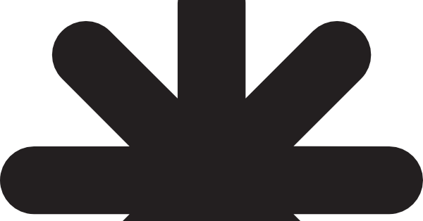 Asterisk Clipart - Hand (600x314), Png Download