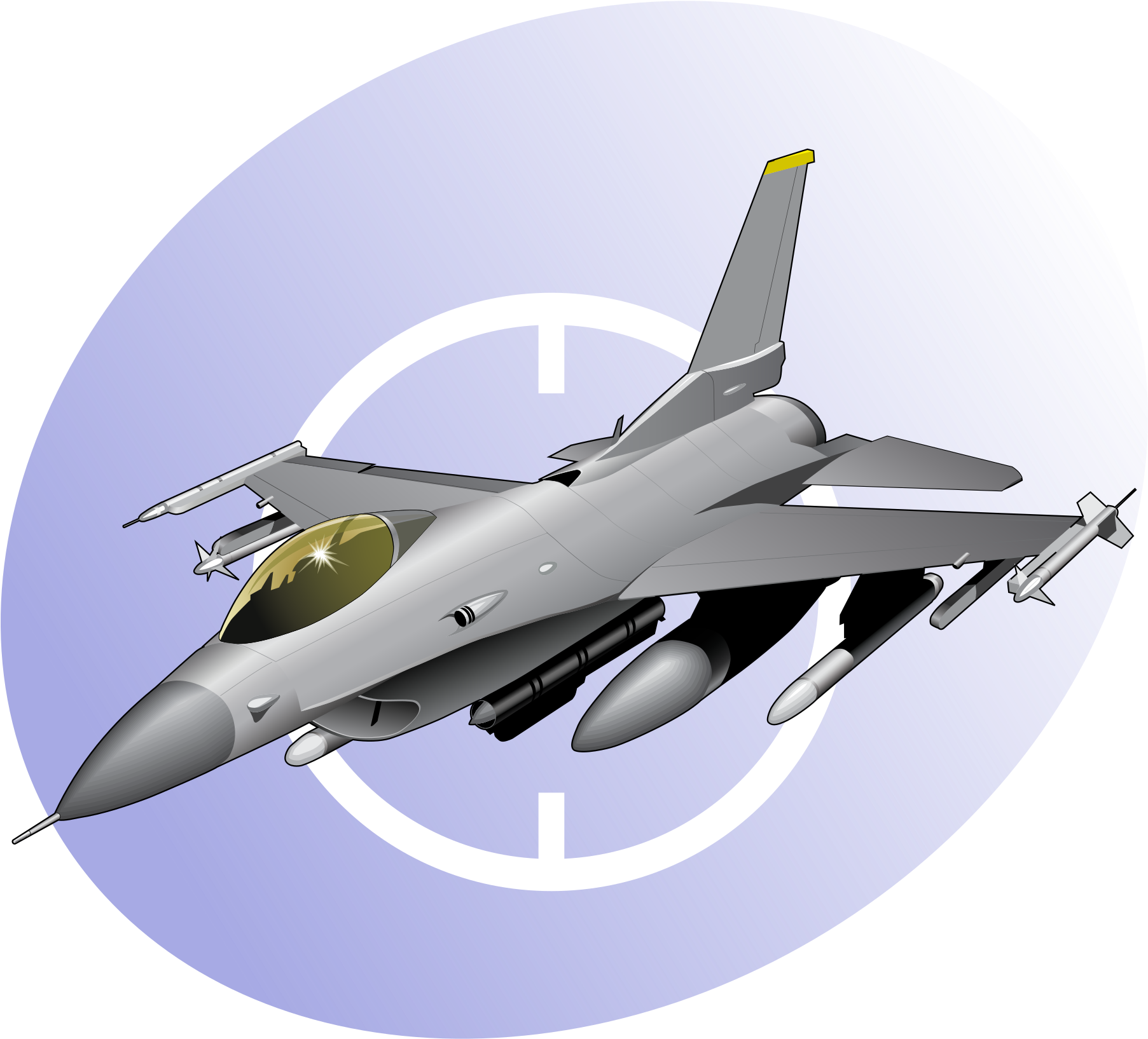Open - Fighter Jet Radar Cross Section (2000x1800), Png Download