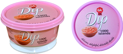 1000 Island Dip - Dipping Sauce (500x252), Png Download