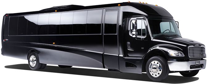Coach Buses Chicago, Charter Buses, Coach Bus Chicago, - 37 Passenger Mini Bus (867x350), Png Download