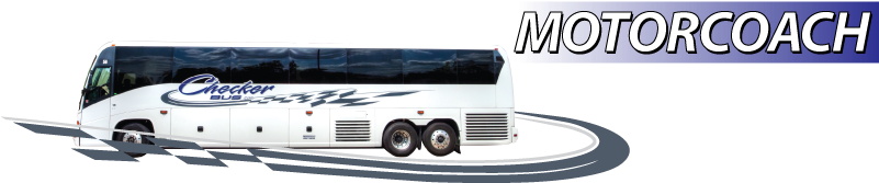 Marquette Michigan Charter Coach Bus Motorcoach Checker - Travel Trailer (800x200), Png Download