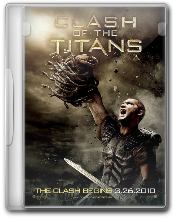 Clash Of The Titans - Clash Of The Titans 2010 (571x720), Png Download
