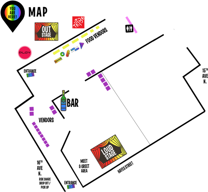 Outloud 2018 Map Clear Background For Website - Website (1000x733), Png Download