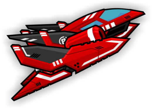 Download Pixel Art Spaceship Side View | Transparent PNG Download | SeekPNG
