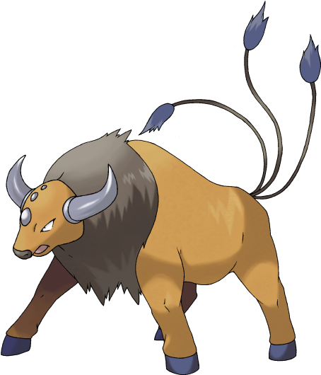 Tauros - Tauros Pokemon Png (525x560), Png Download