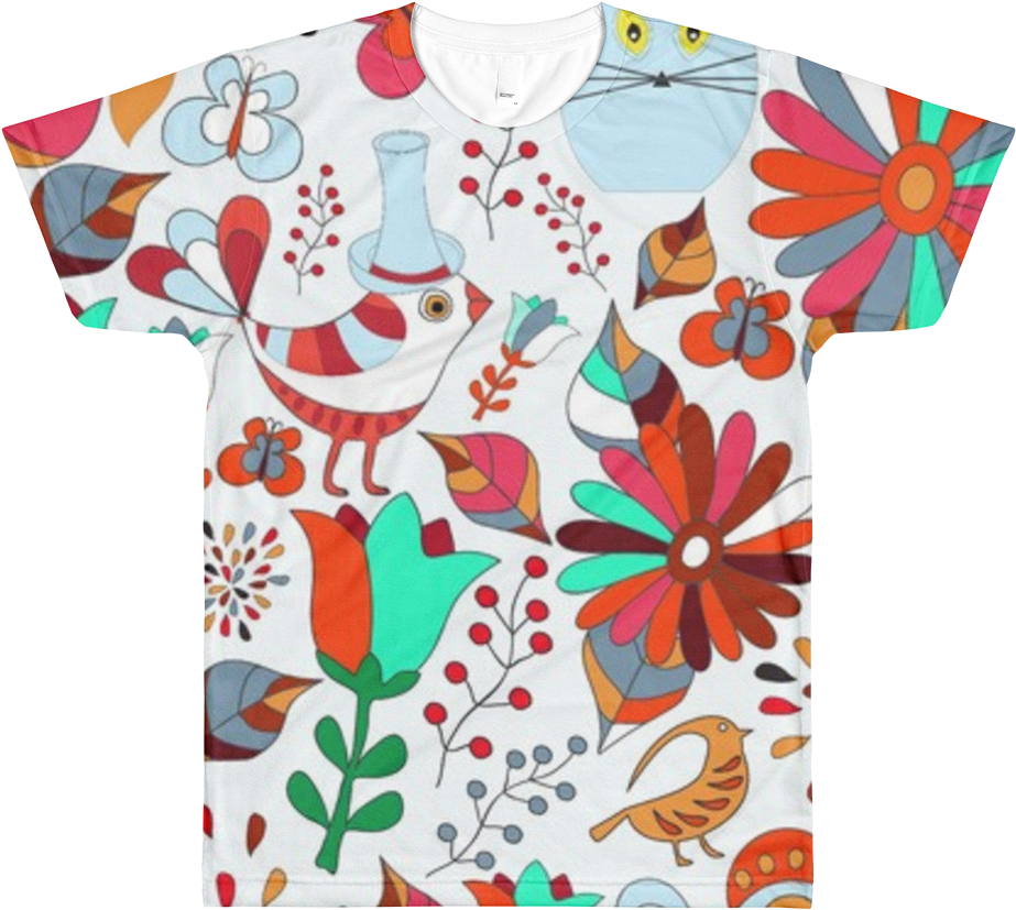 Men's Sublimation T-shirt - Illustration (1000x1000), Png Download