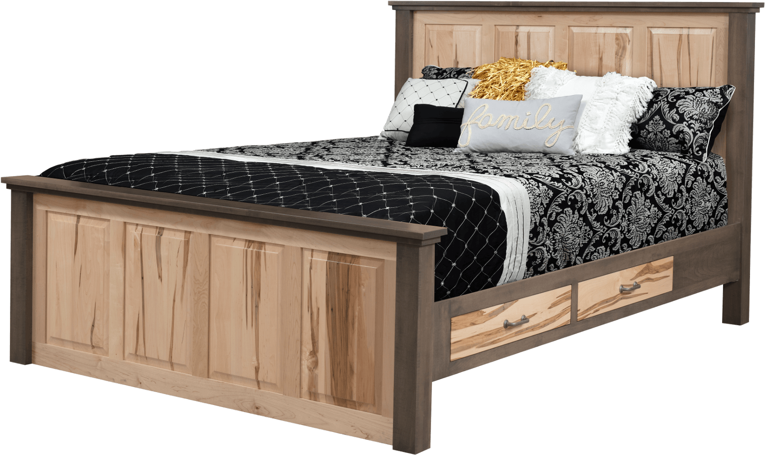 Bed (1600x979), Png Download