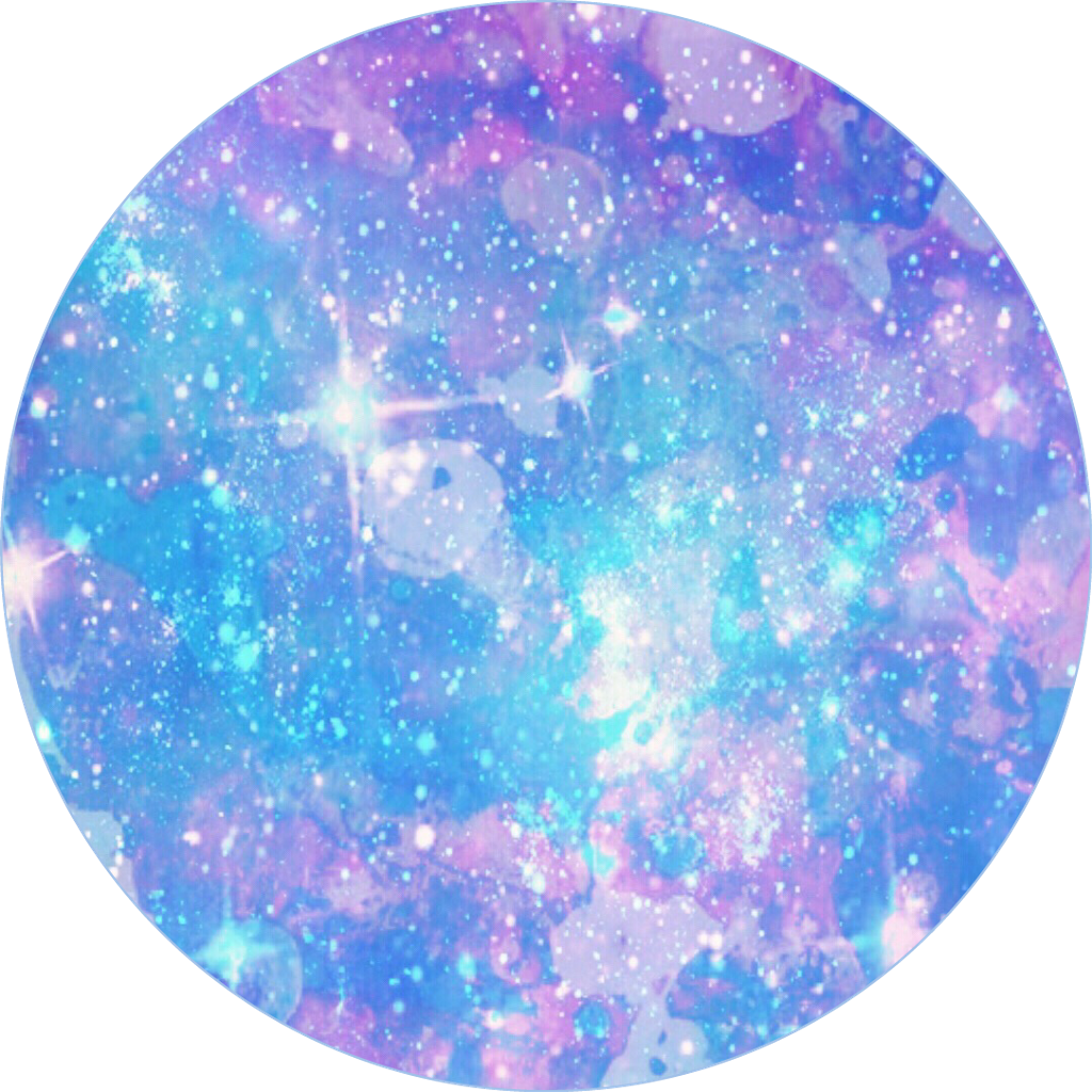 Stiker Tumblr Galaxy Galaxia Galaxysticker Circle Circl - Circulo Tumblr Png (1024x1024), Png Download