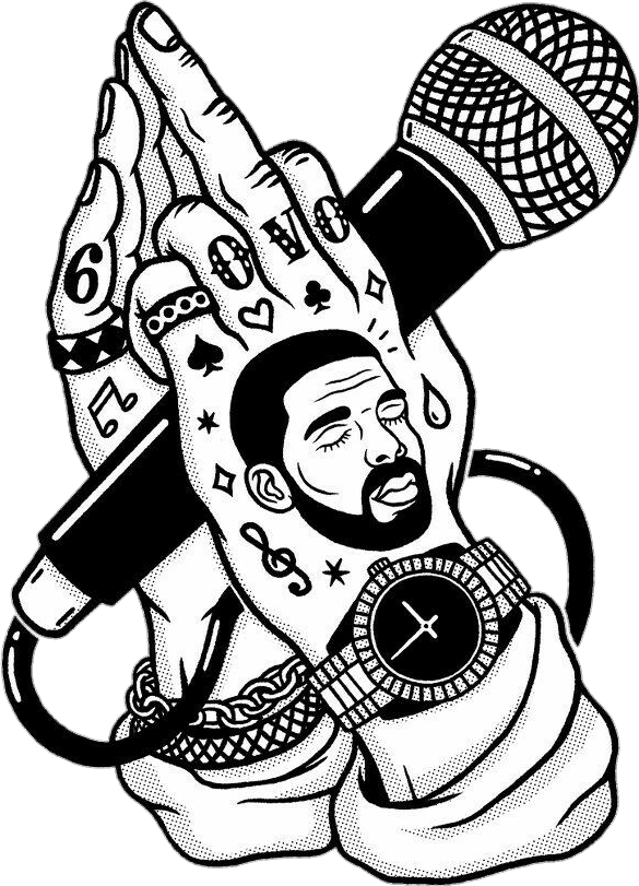 Tumblr Drake Girls Es Blackandwhite - Drake Coloring Book (585x811), Png Download