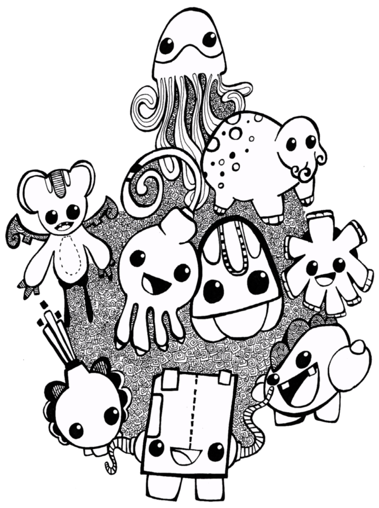 Cute Doodle Art Tumblr Cute Doodle Ar - Tzg Hrvatska Kostajnica (787x1015), Png Download