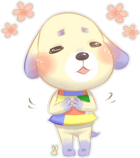 Daisy Animal Crossing Fanart (500x550), Png Download