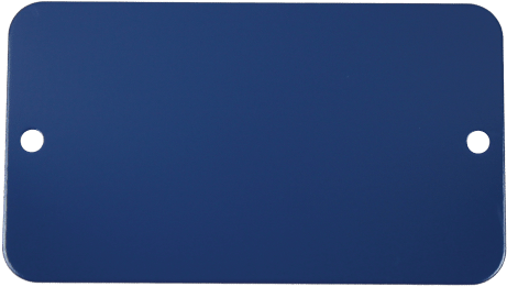 Download Gloss Blue Pre-coated Aluminum Blank - Sign | Transparent PNG ...