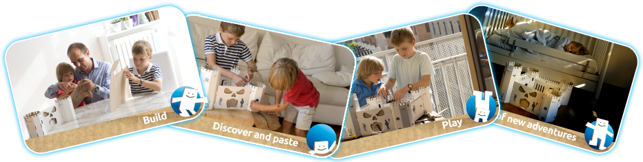 Build, Discover, Colour, Play - Planet Happy Fantasy Castle (932x236), Png Download