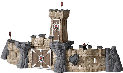 Castle Playset Castle Toy Kids Castle Kids Castle Toy - Big Knight's Castle By Schleich - 42102 (427x427), Png Download