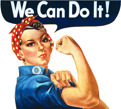 We Can Do It - We Can Do It Large (640x382), Png Download