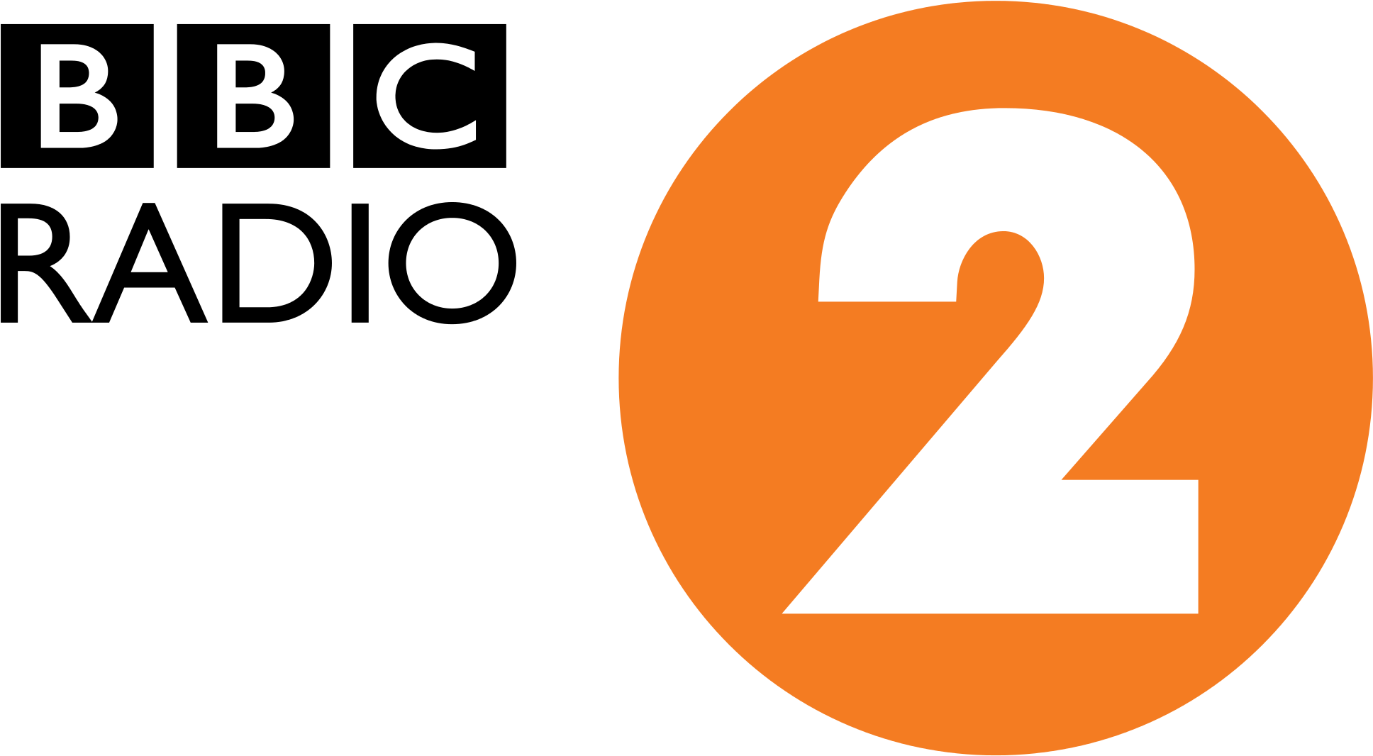 Bbc 2 - Bbc Radio 2 Logo (2000x1128), Png Download