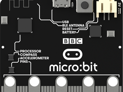 Make Your Bbc Micro - Bbc Micro:bit Go Adapter Is Included. (431x323), Png Download