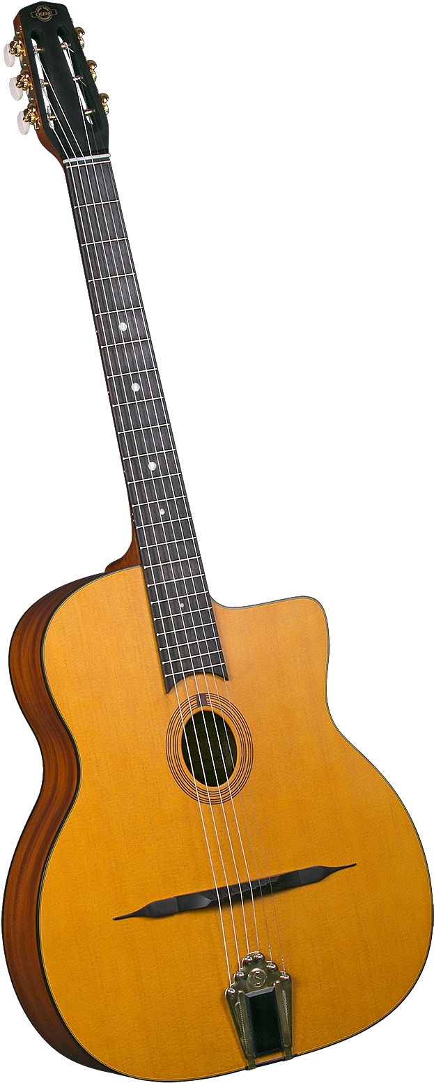 Cigano Round Hole Gypsy Jazz Guitar - Cigano Gj-10 Petite Bouche Gypsy Jazz Guitar (1008x1600), Png Download