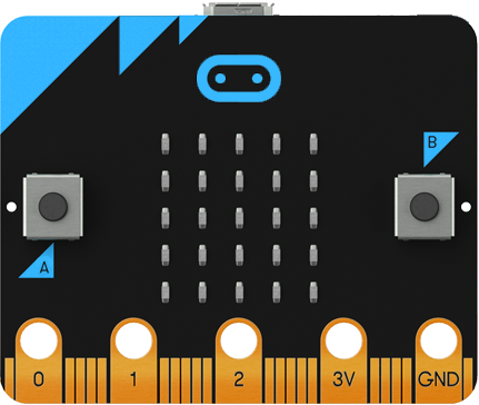 Front Of Bbc Micro - Bbc Micro:bit Go Adapter Is Included. (431x364), Png Download