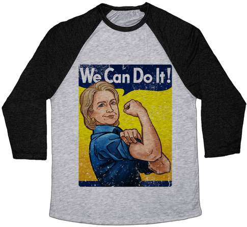 We Can Do It Baseball Tee - Pansexual Shirt (484x484), Png Download