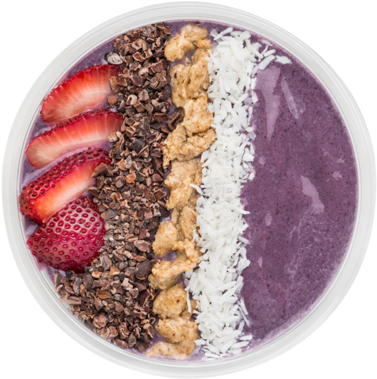 Cartoon Acai Bowl Jpg (800x800), Png Download