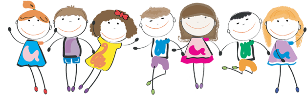 Seven Children, Cartoons, Vectors Png And Vector - 7 Filhos Em Desenho (640x640), Png Download