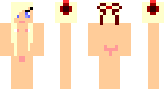 Minecraft Skin Facehugger - Skins Minecraft Chica (600x348), Png Download