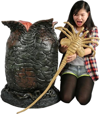 Alien Egg And Facehugger Life Size Prop Replica - Life Size Facehugger And Egg (480x480), Png Download