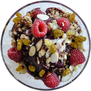 Awaken Bowl - Chocolate (395x381), Png Download