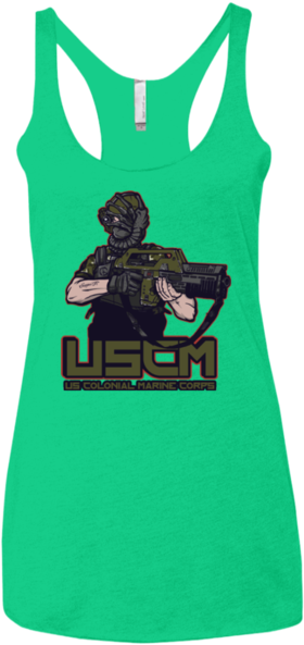 Colonial Facehugger Women's Triblend Racerback Tank - Really It's Just My Workout Face (600x600), Png Download