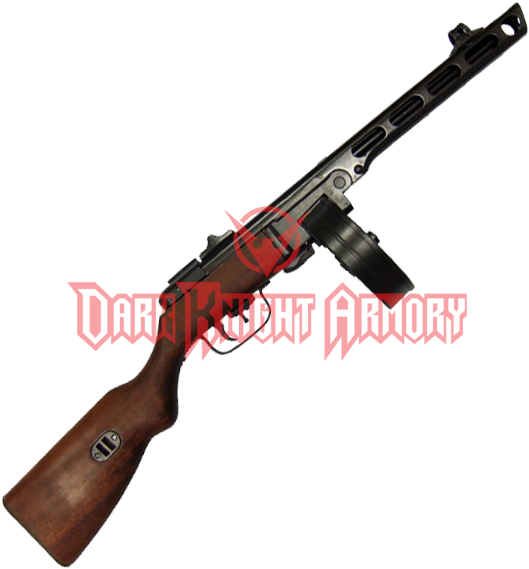 Ww2 Soviet Ppsh-41 Submachine Gun Replica - Skeleton Wine Glasses (574x574), Png Download