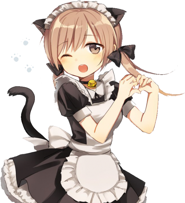 Maid Cafe Days (700x668), Png Download