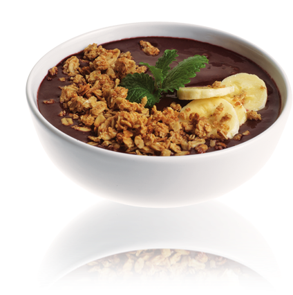 Acai-bowl - Açaí Na Tigela (444x455), Png Download