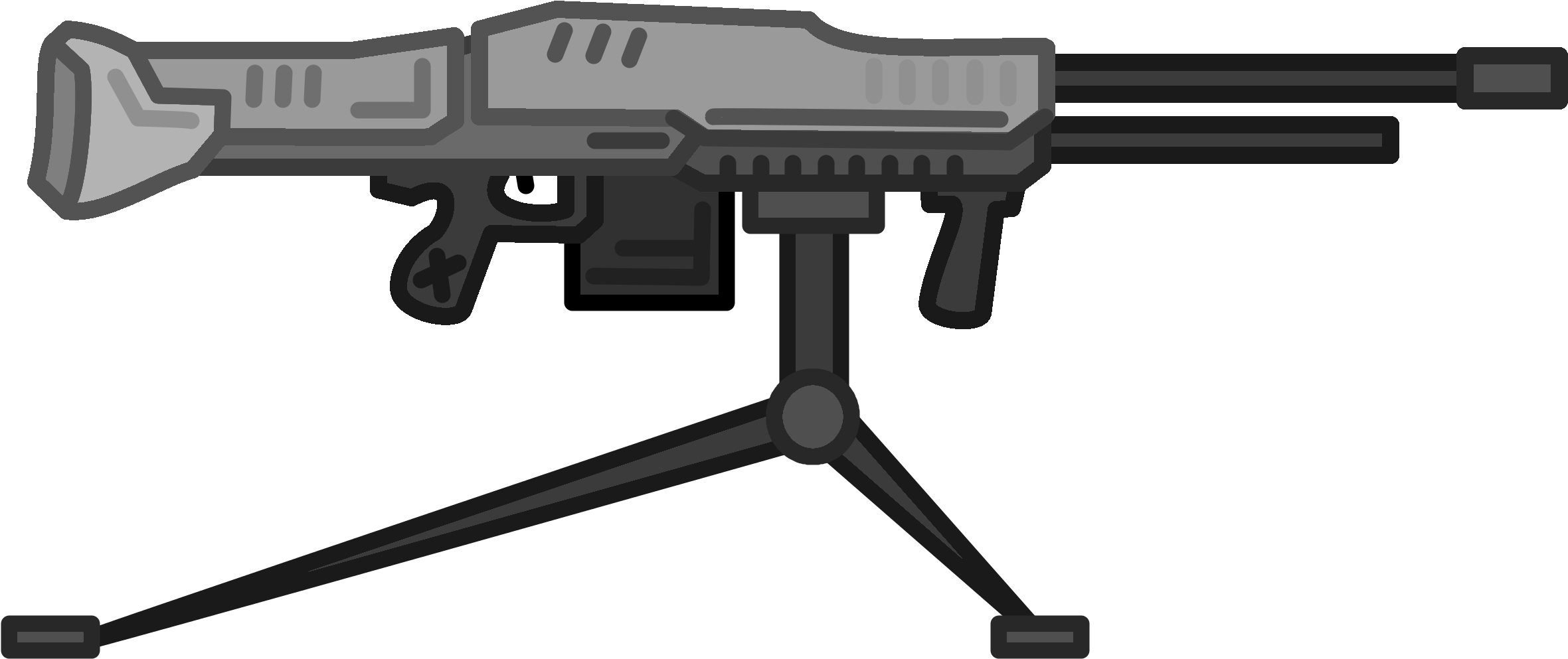 Http - //i - Imgur - Com/wshh14l - Assault Rifle (2468x1104), Png Download