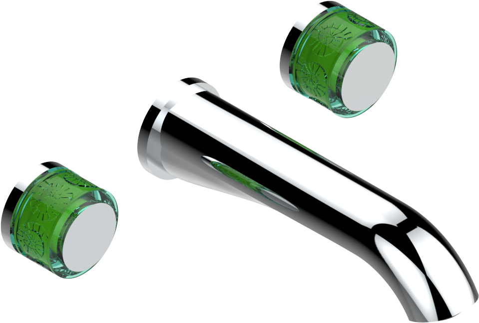 Trim Only For Wall Mounted 3-hole Basin Mixer - Tap (1000x1000), Png Download