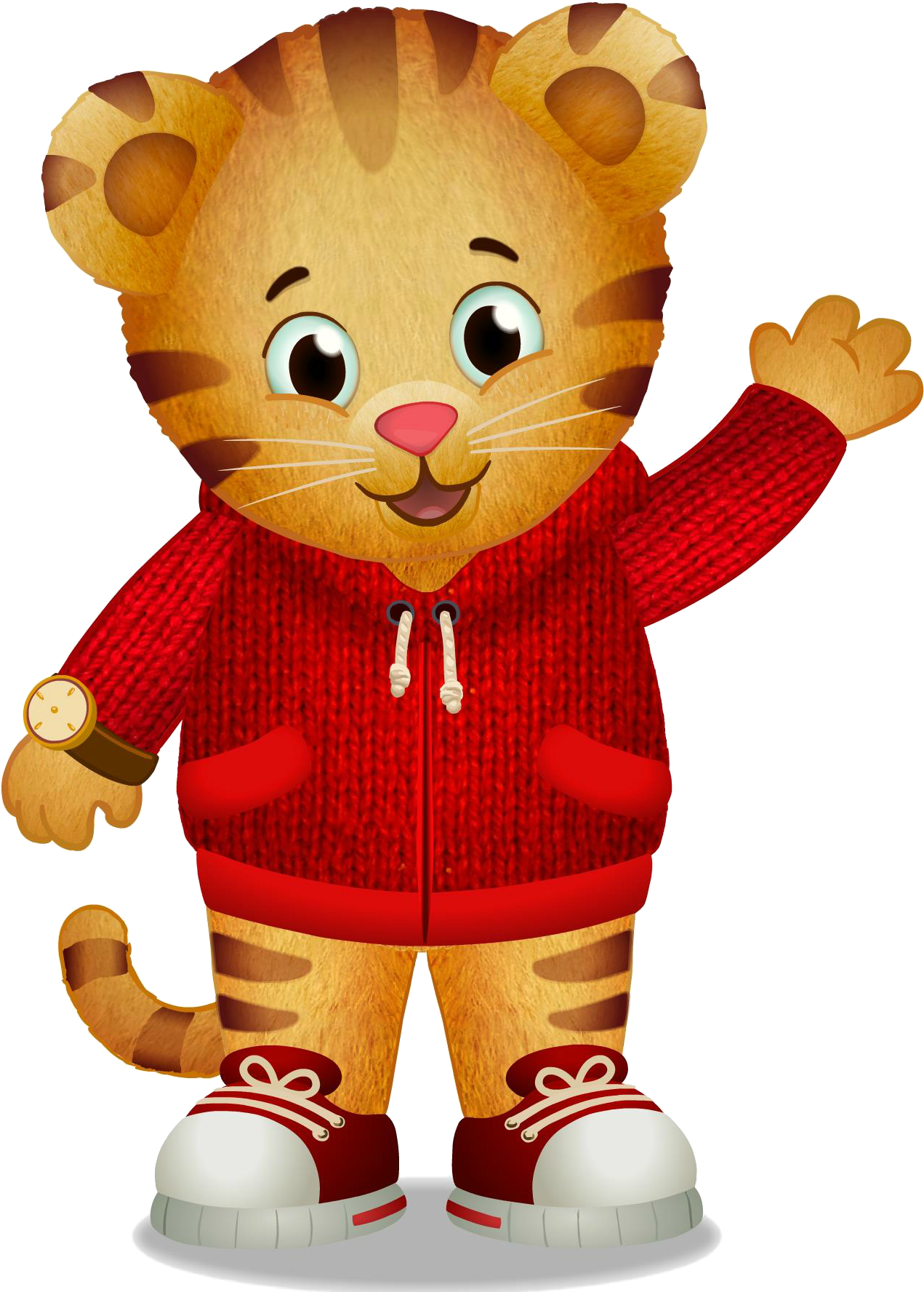 Daniel Tigre - Pin The Tail On Daniel Tiger Party Game (1610x1839), Png Download