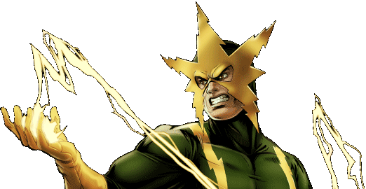 Electro Dialogue - Electro Marvel Avengers Alliance (522x270), Png Download