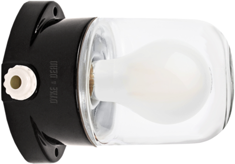 Black Ceramic Mounted Wall Light E27 - Ceramic (480x480), Png Download