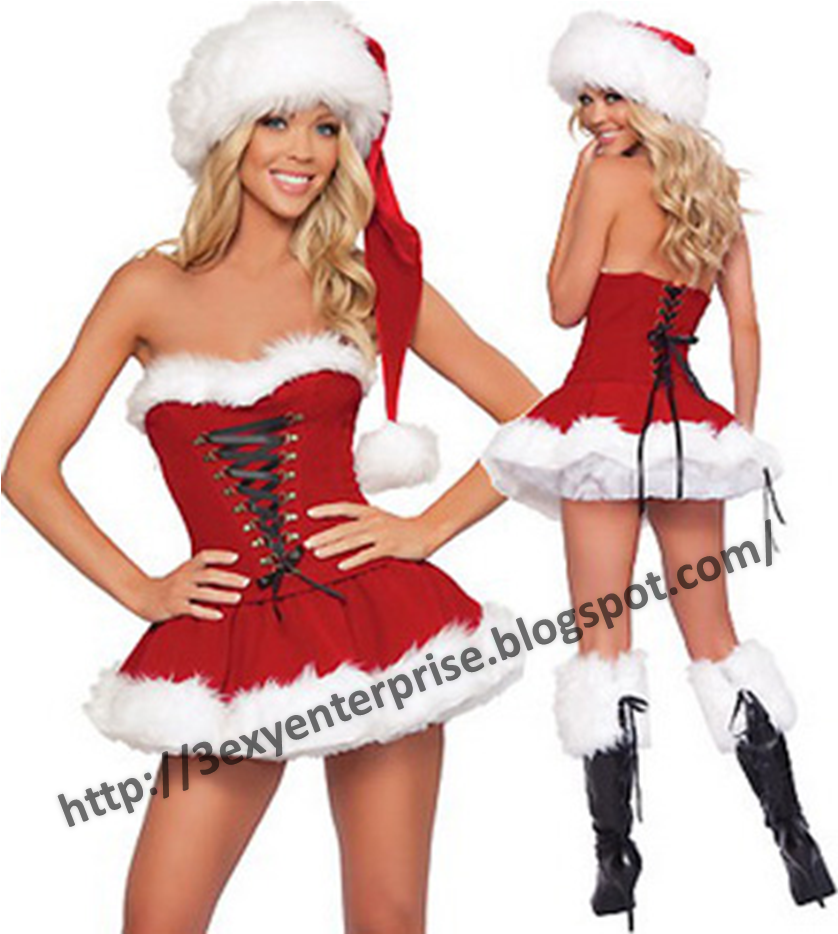 Hot Santa Helper - Bad Santa Theme Party (1033x980), Png Download