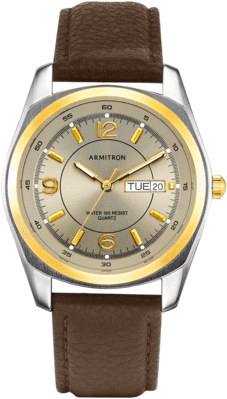 Brown Leather Strap Watch- 38mm - Citizen Brown Leather Strap Eco Drive (280x480), Png Download