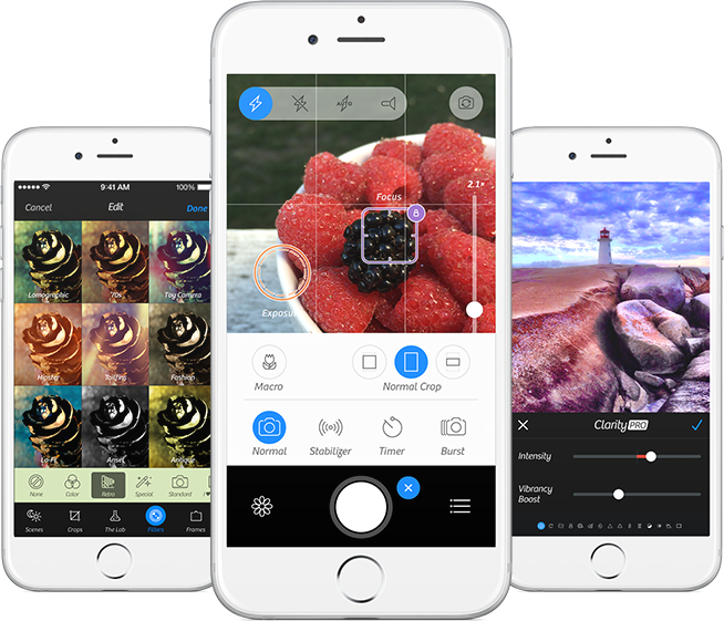 Aplicativos De Camera Profissional (654x561), Png Download