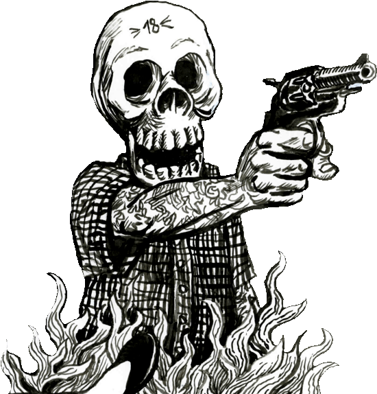 Share This Image - Barrio Gangs (569x573), Png Download