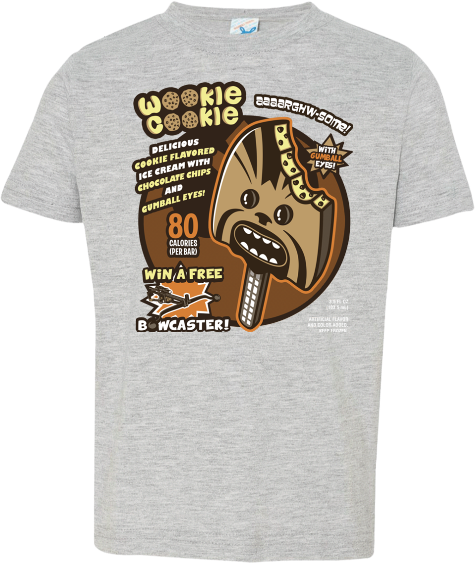 Wookie Cookie Toddler Premium T-shirt - Halloween Toddler Jersey Tee - Pink - 5/6 (1155x1155), Png Download