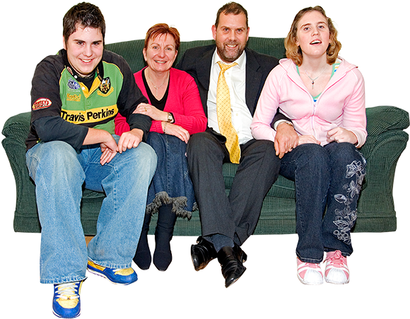 All Our Services Are Based In The Home Of A Family - Family Easy Read (600x600), Png Download