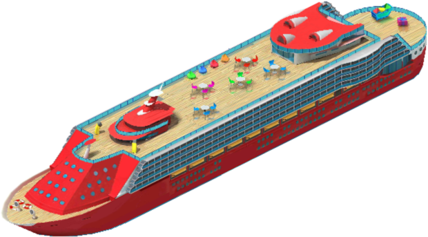 Christmas Cruise Ship L0 - Wiki (620x343), Png Download