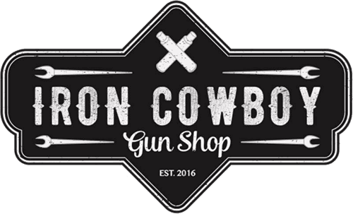 Iron Cowboy Gun Shop - Gunshop Logo (500x303), Png Download